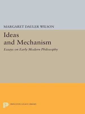 cover image of Ideas and Mechanism